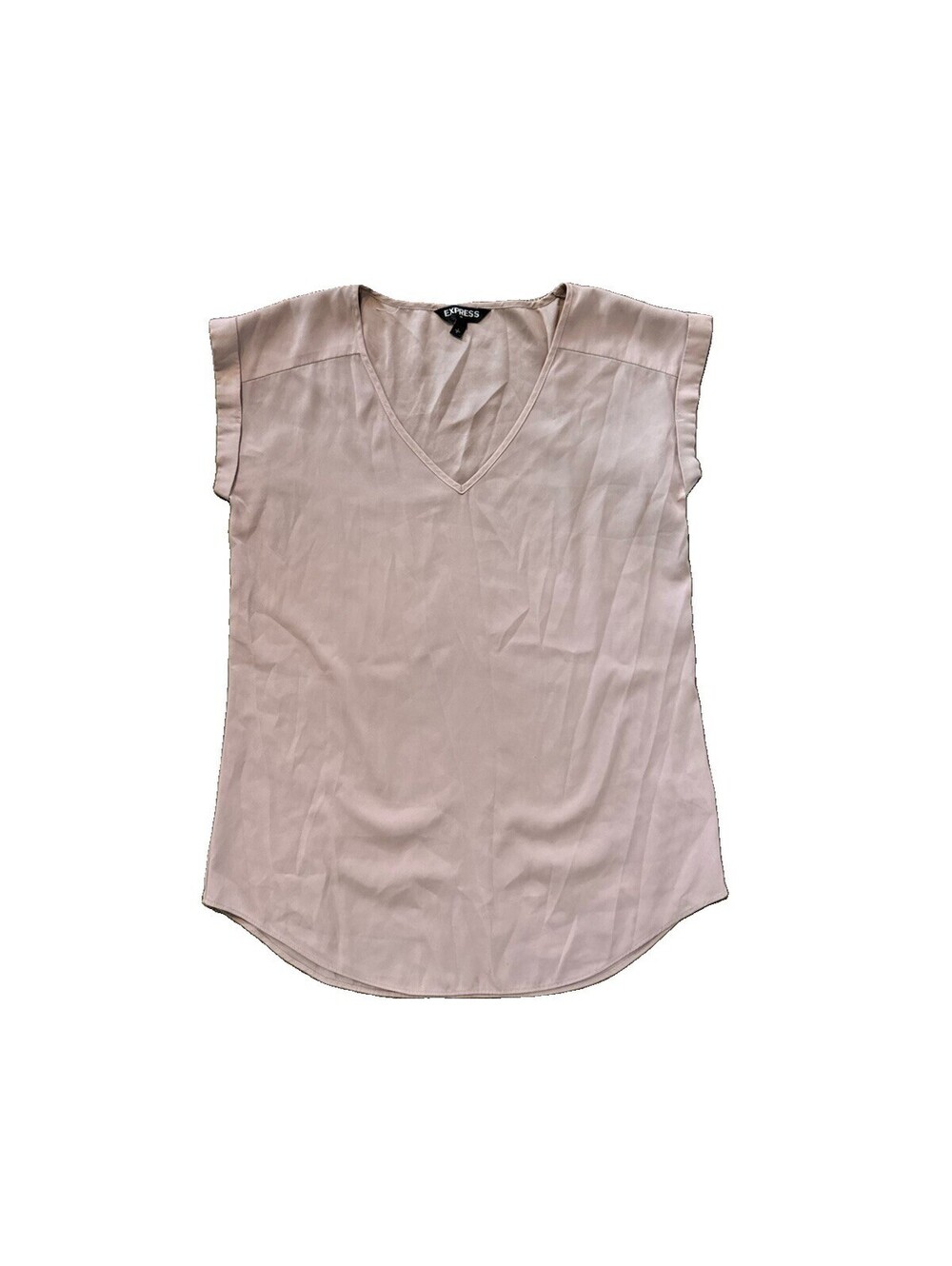 Business Casual Blouse | Women’s | Express | Small | Short Sleeve | Light Pink